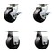 Service Caster Tool Box Caster Wheel Set 4'' Phenolic Swivel Casters, 4PK TOOL-SCC-20S420-PHB-TLB-2-R-2 - alternate 1